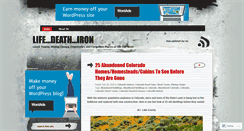Desktop Screenshot of lifedeathiron.com