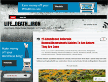 Tablet Screenshot of lifedeathiron.com